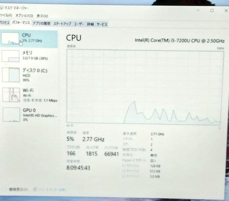 (値下げ)HP Pavilion 15 Corei5&メモリ8GB搭載