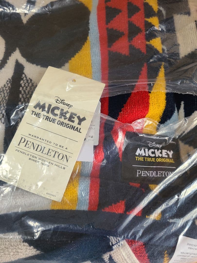 【新品】レア PENDLETON ミッキーマウス ブランケット 90周年 A＆F