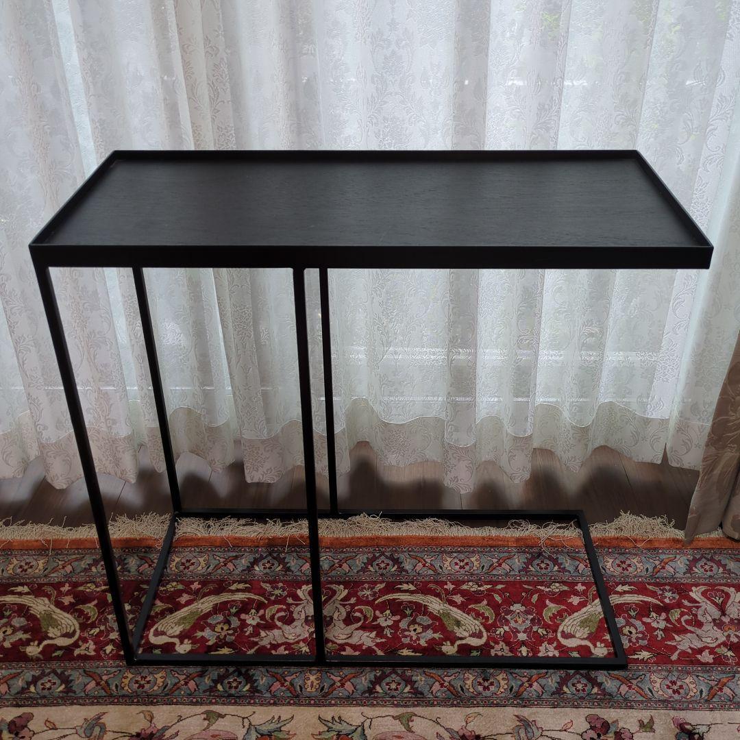 ブランドジュリエ　サイドテーブル　黒　アイアン