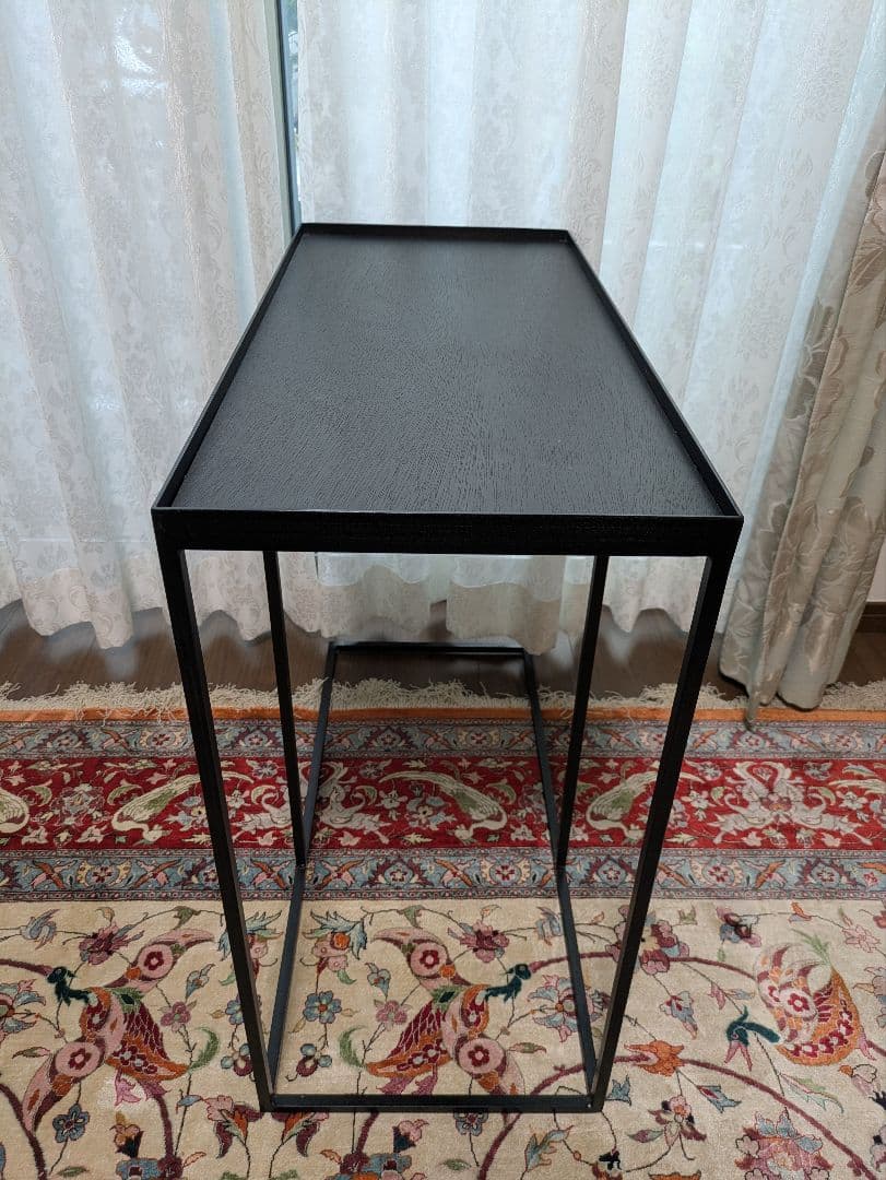 ブランドジュリエ　サイドテーブル　黒　アイアン