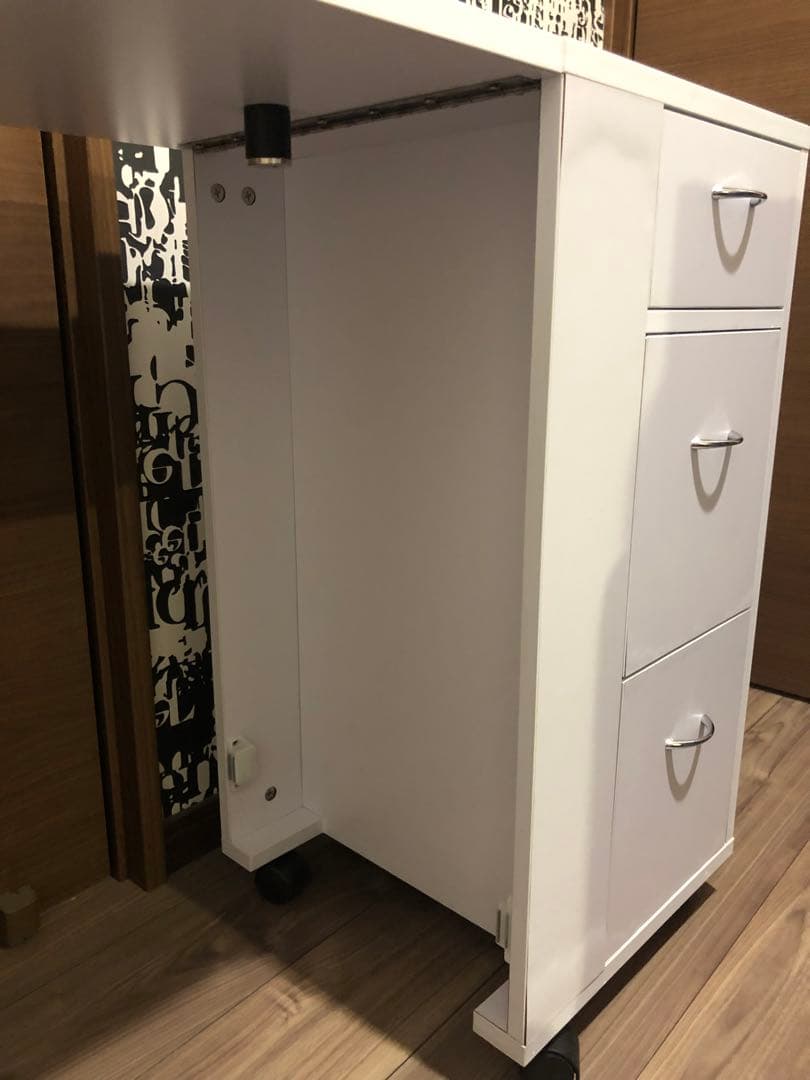 折りたたみ ネイルテーブル ホワイト