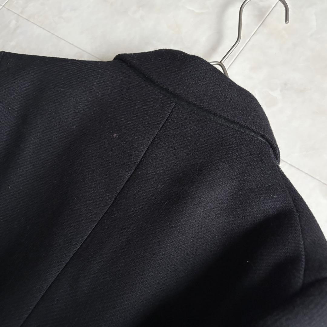 ZARA MANTECO 黒 ダブルチェスターコート XS ウール混 ロング