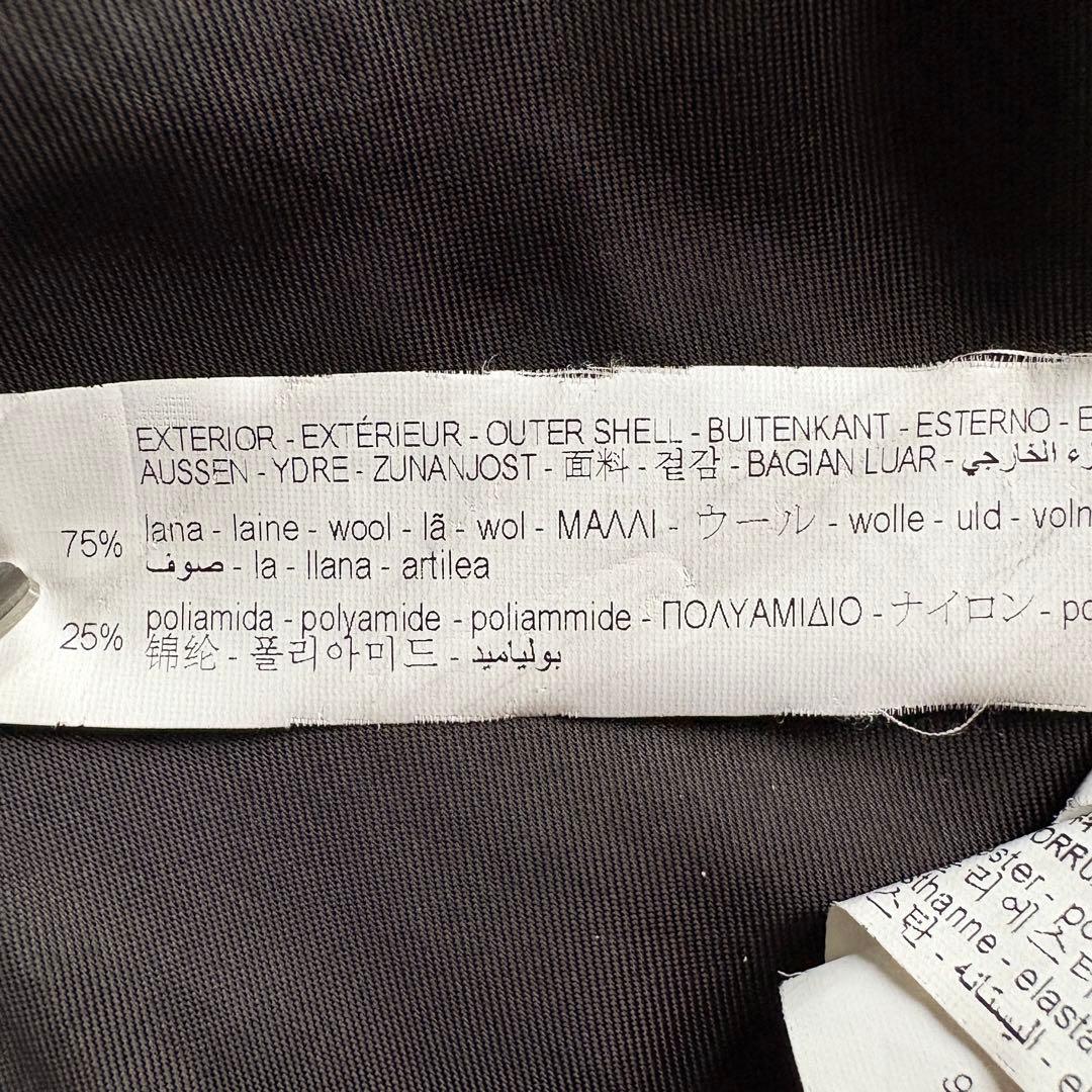 ZARA MANTECO 黒 ダブルチェスターコート XS ウール混 ロング