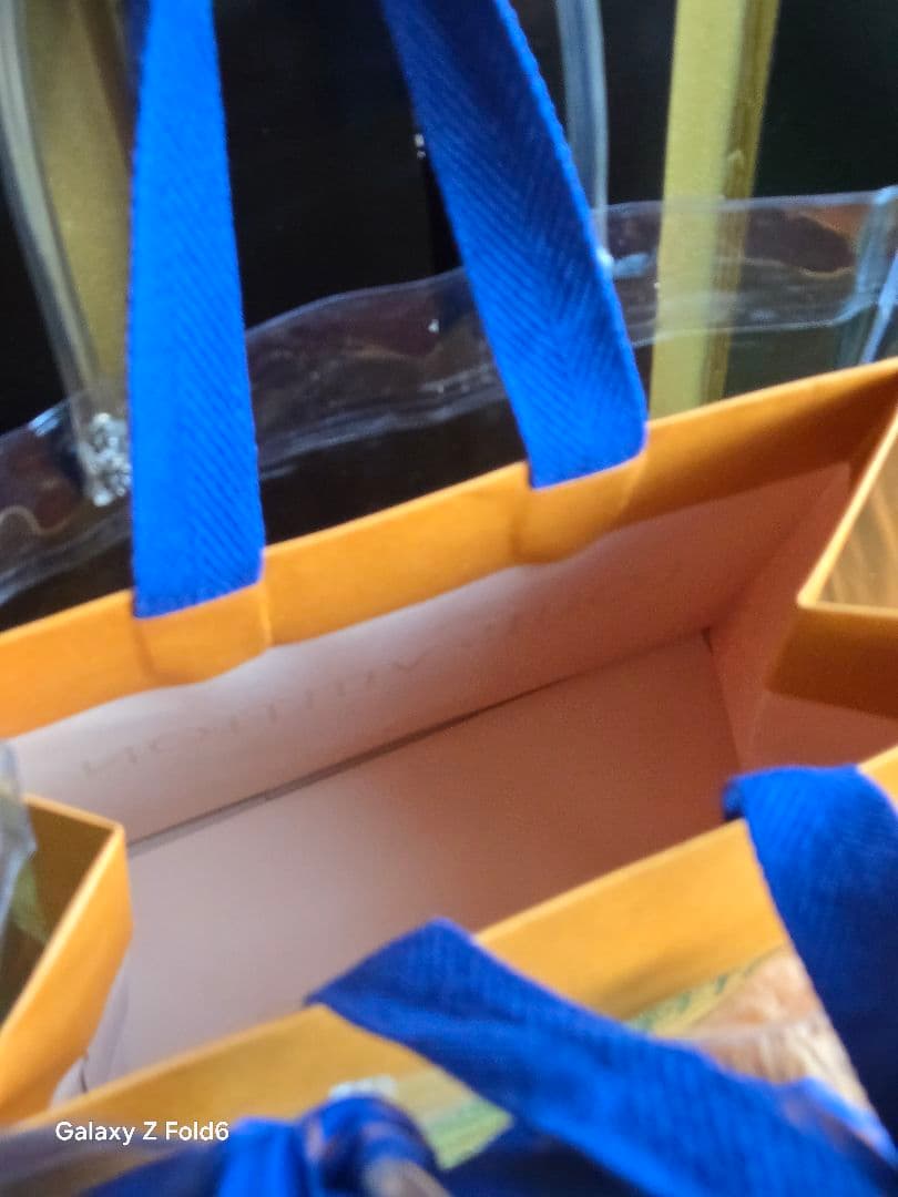 ルイヴィトン ショッパー×クリアトートバッグ チャーム付き