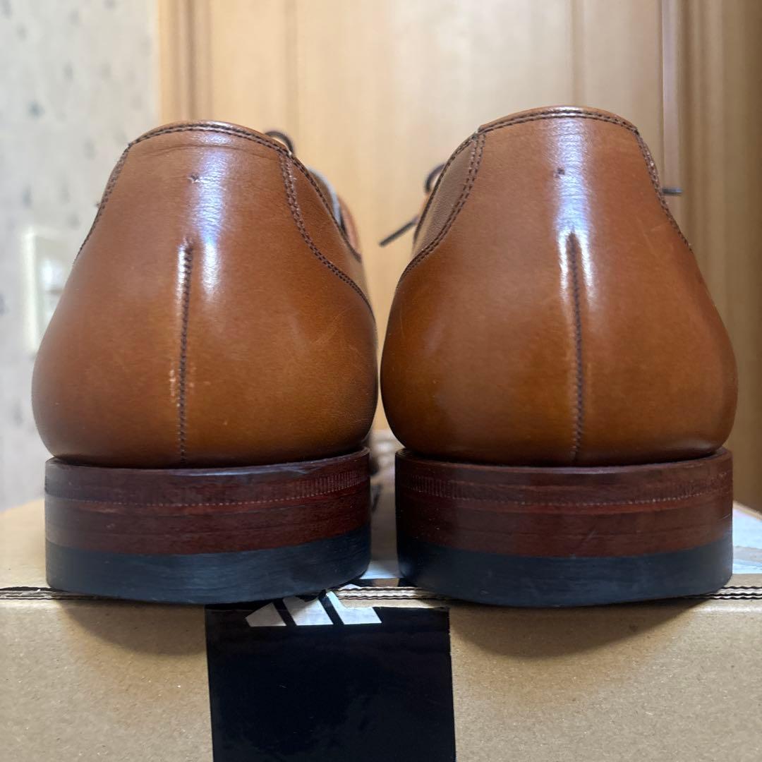 Scotch Grain ブラウン ドレスシューズ25.5 EEE日本製