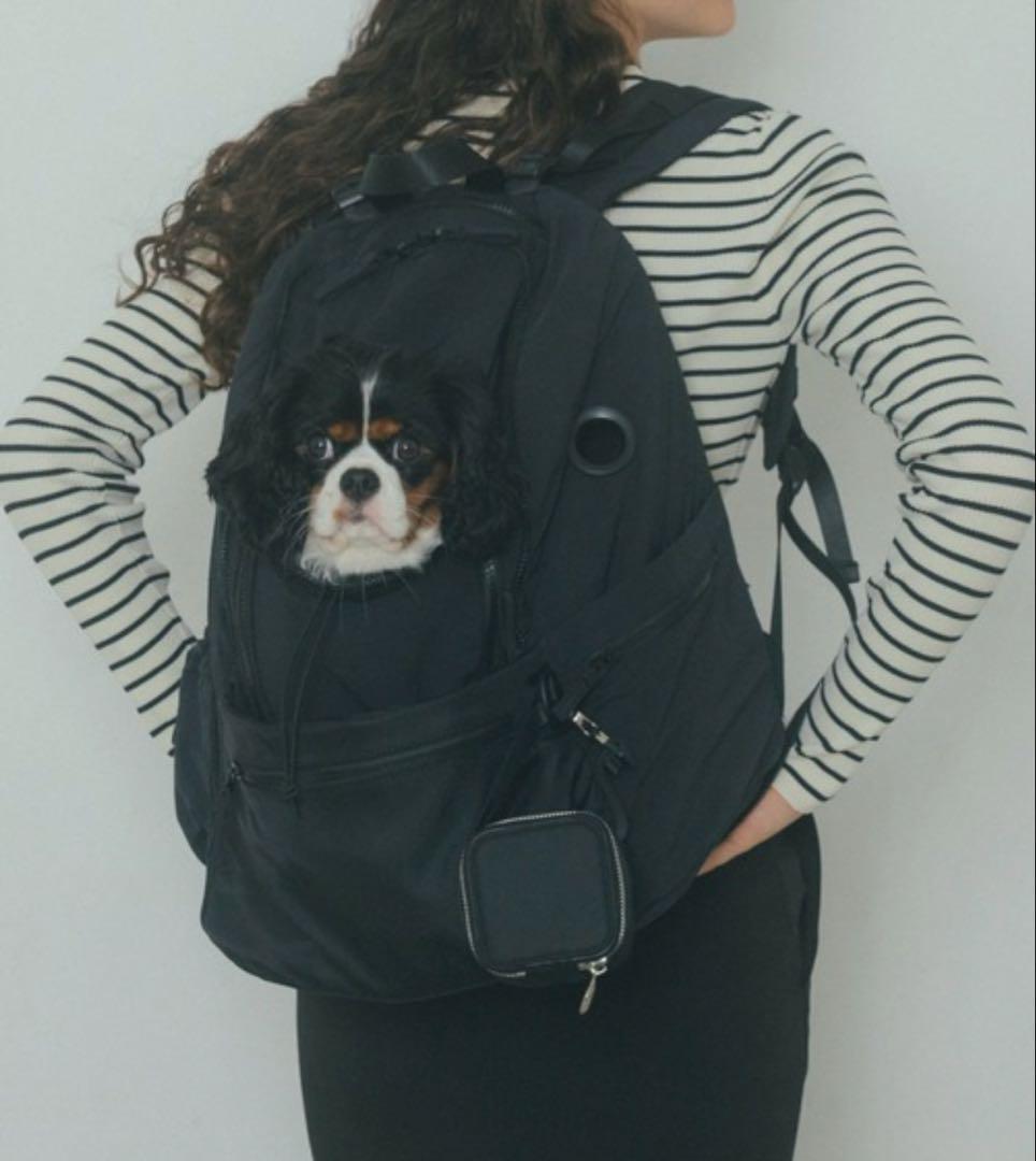 定価26,400円【MATIE】犬用リュック　Mサイズ ブラック