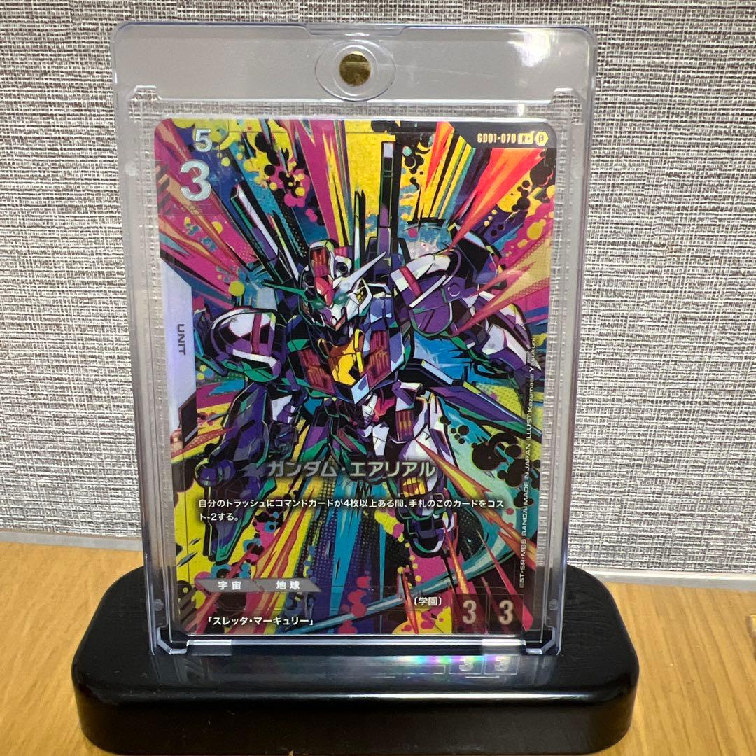 【美品】ガンダムカードゲーム　ガンダム エアリアル　パラレル