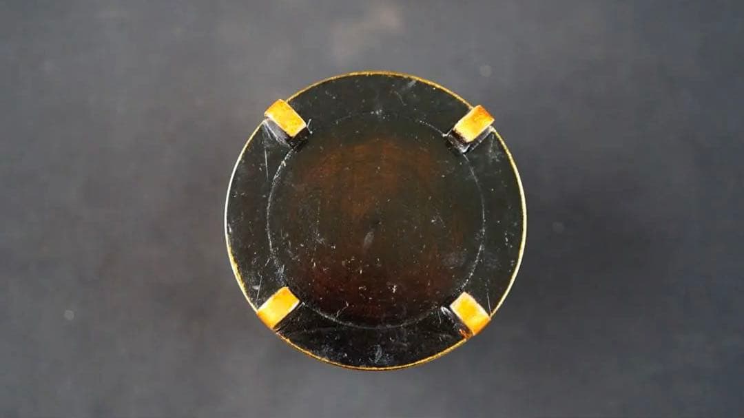 中村宗悦　初音蒔絵　鳥篭型茶器　共箱