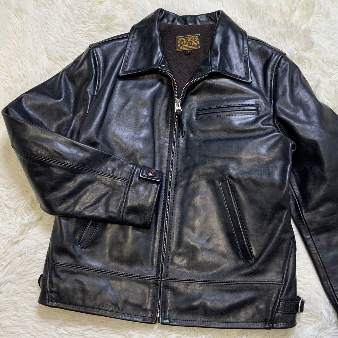 VELUOKLDLY ホースハイド レザージャケット Ｌヴェルオックリー 馬革