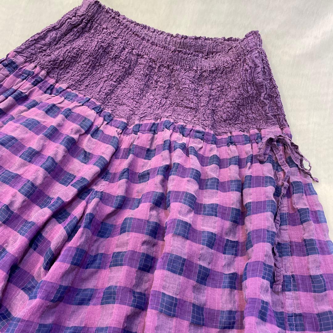 ISSEI MIYAKEイッセイミヤケ　me ガウチョパンツ　キャロット