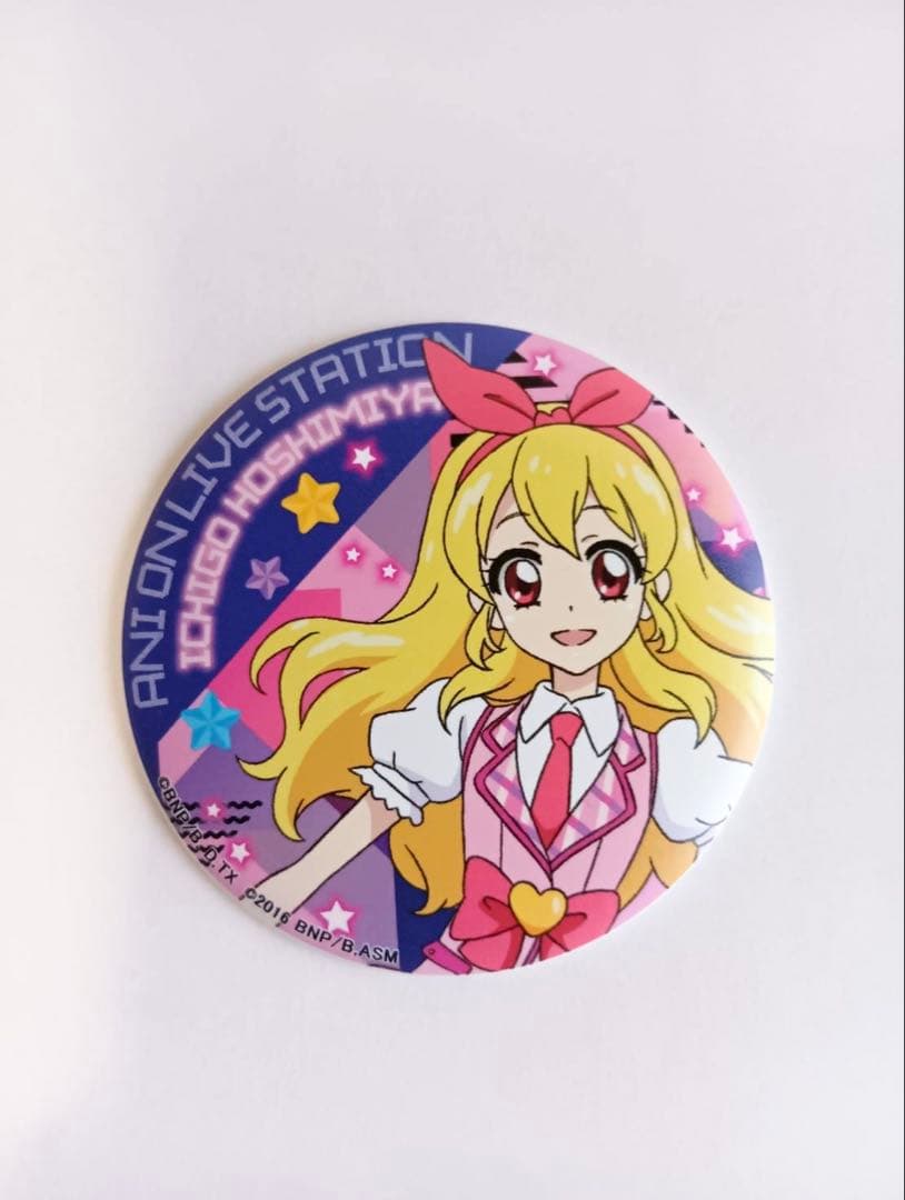 アイカツ！星宮いちご アニON マグネット付きバッジ マグバッジ