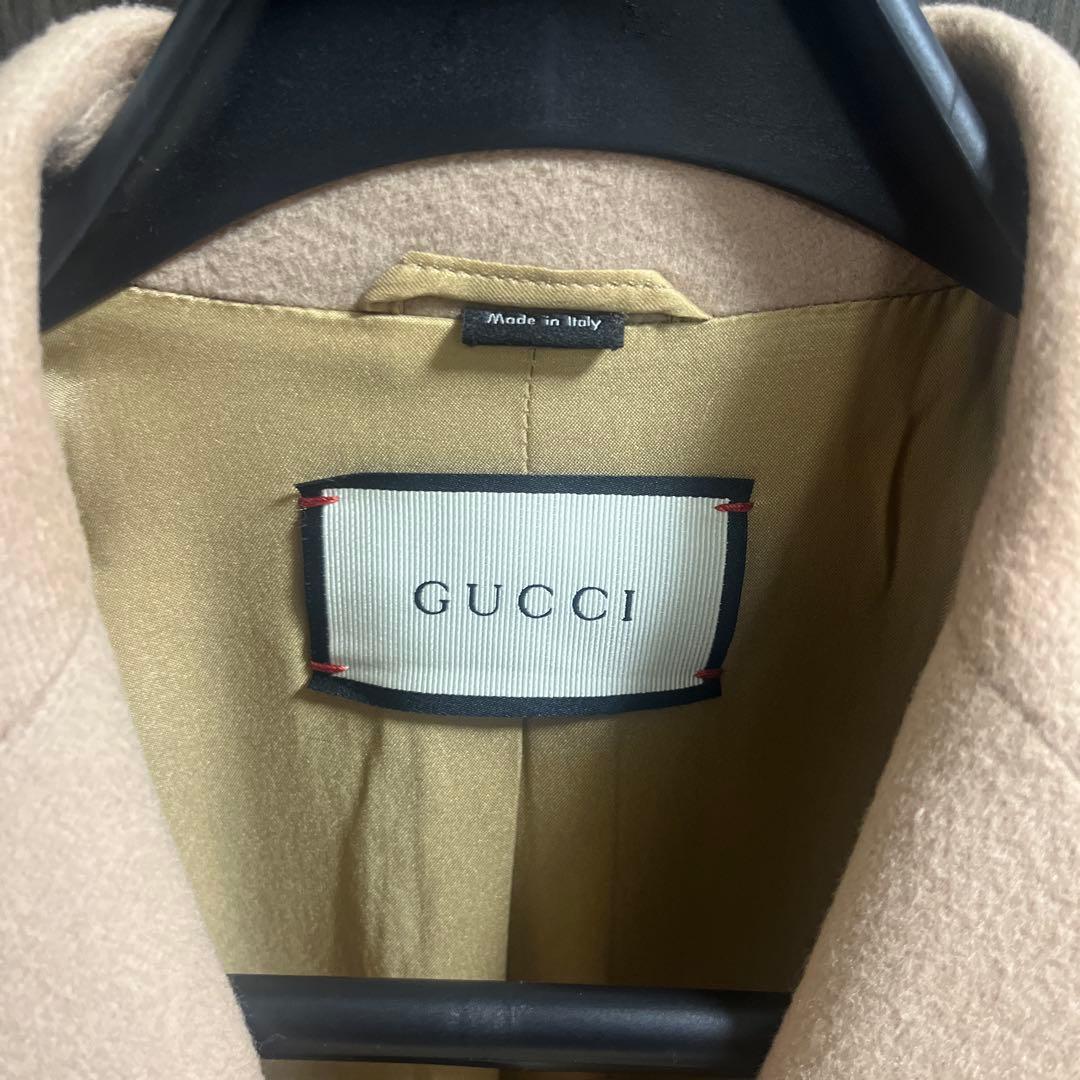 GUCCI ベージュ チェスターコート