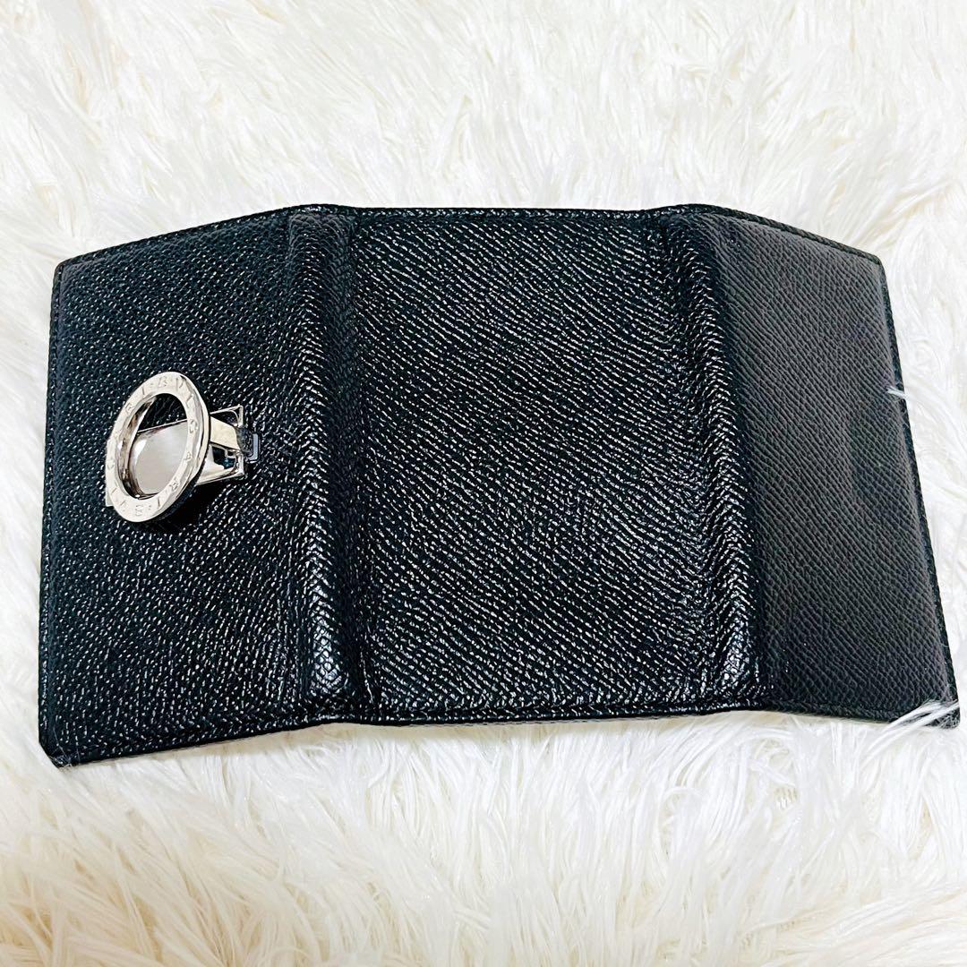 ✨極美品✨ BVLGARI キーケース レザー 6連 キーリング ブラック 男女