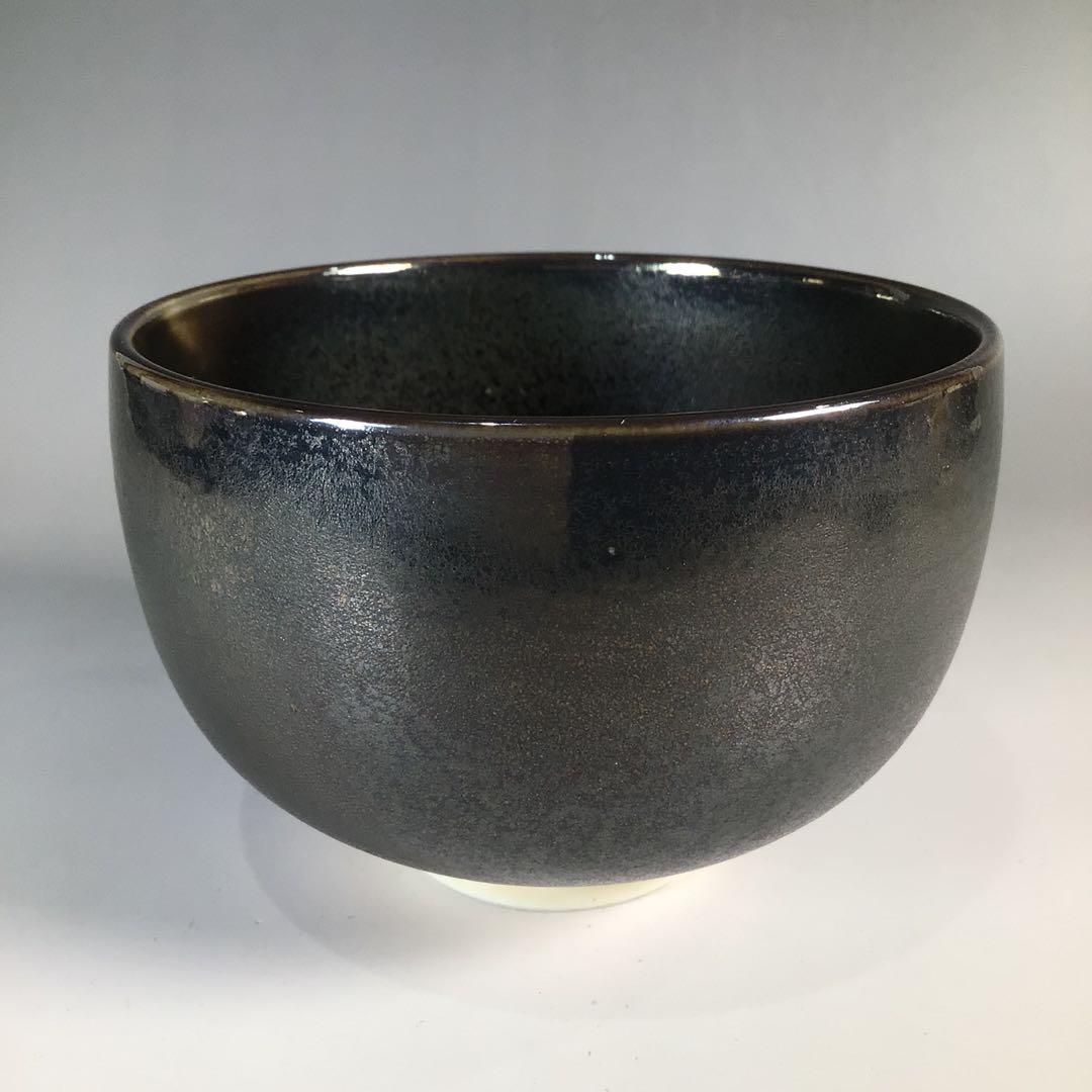 Ｎ８６４　茶碗　『前田泰昭造』『燿変』『天目釉茶碗』　抹茶碗　共箱　茶道具