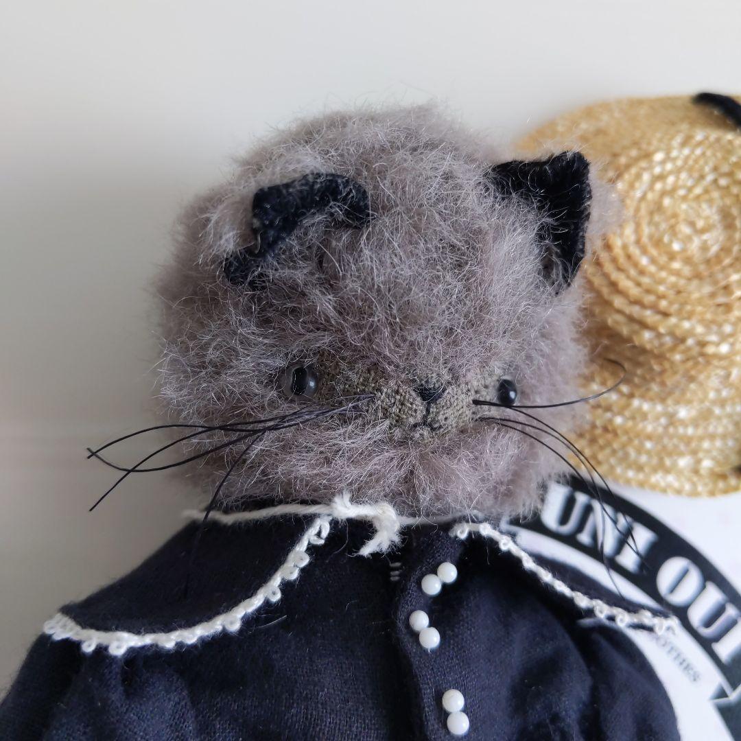 人気作家様　ぬいぐるみ　ネコ　テディベア　アーティストベア