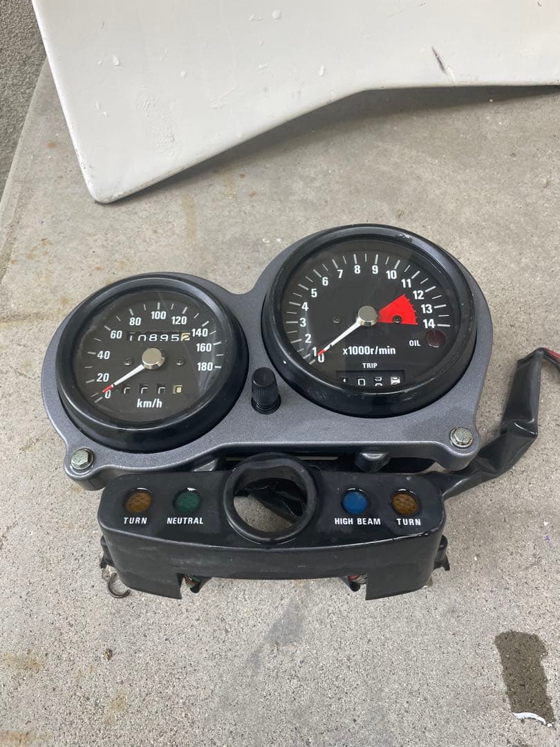 ゼファー400初期型 親子メーター