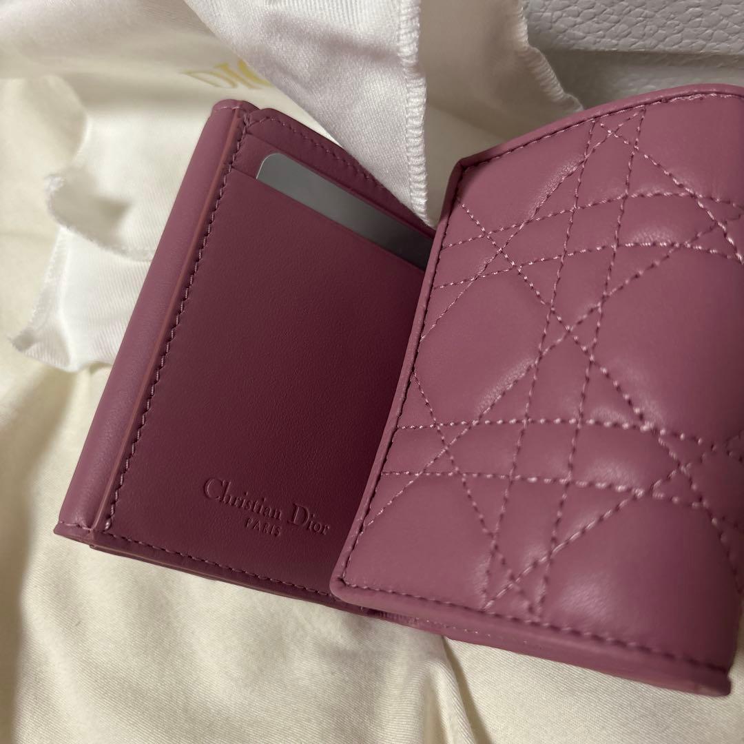新品未使用:Dior ロータスウォレット ピンク ラベンダー 財布