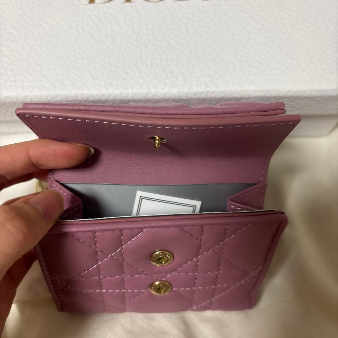 新品未使用:Dior ロータスウォレット ピンク ラベンダー 財布