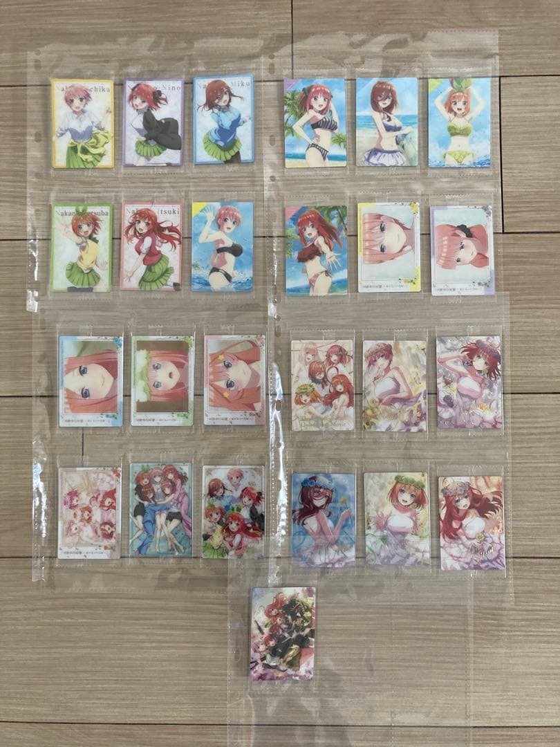 五等分の花嫁　ウエハース(7弾分)　コンプリートセット