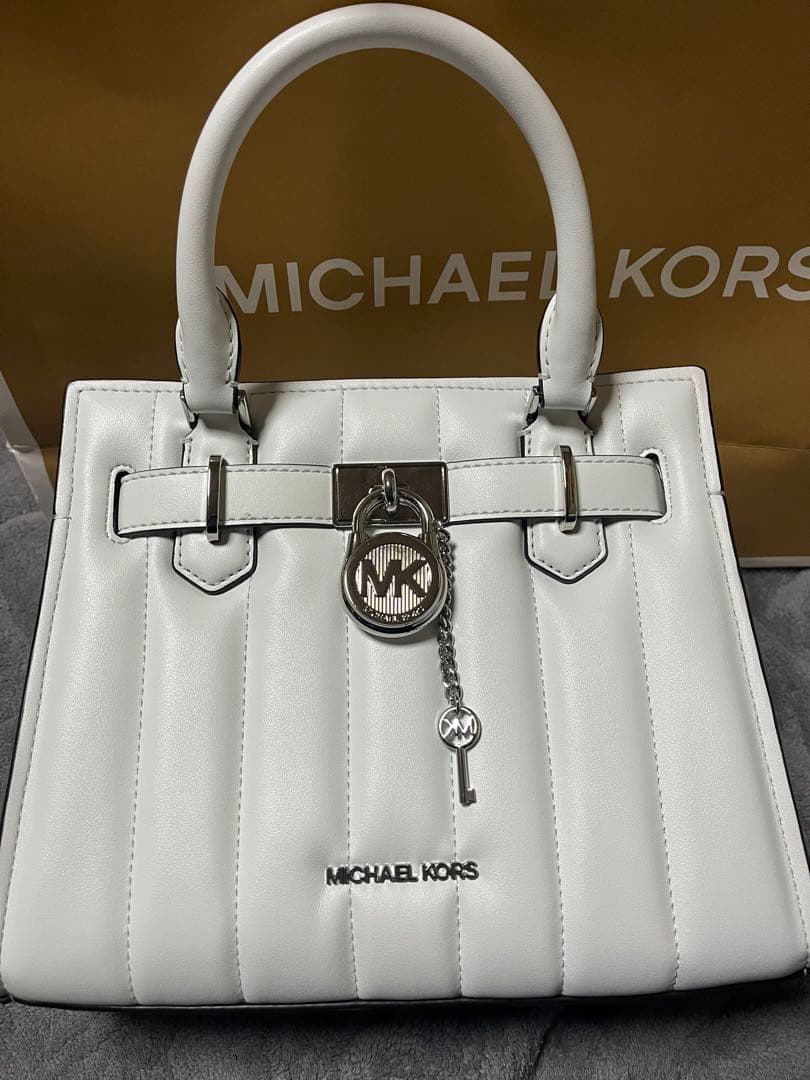 Michael Kors ハミルトン キルテッド レザー サッチェル