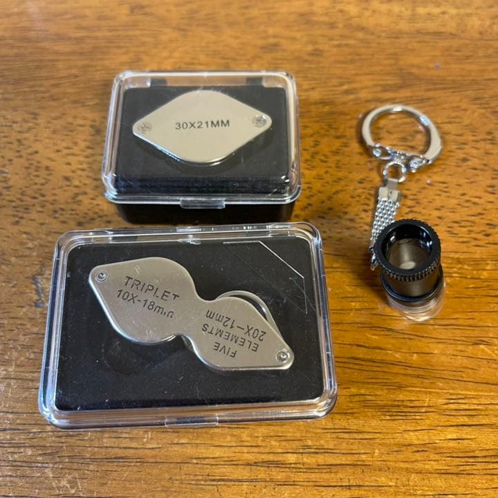 鉱物コレクション　&  図鑑　ルーペ