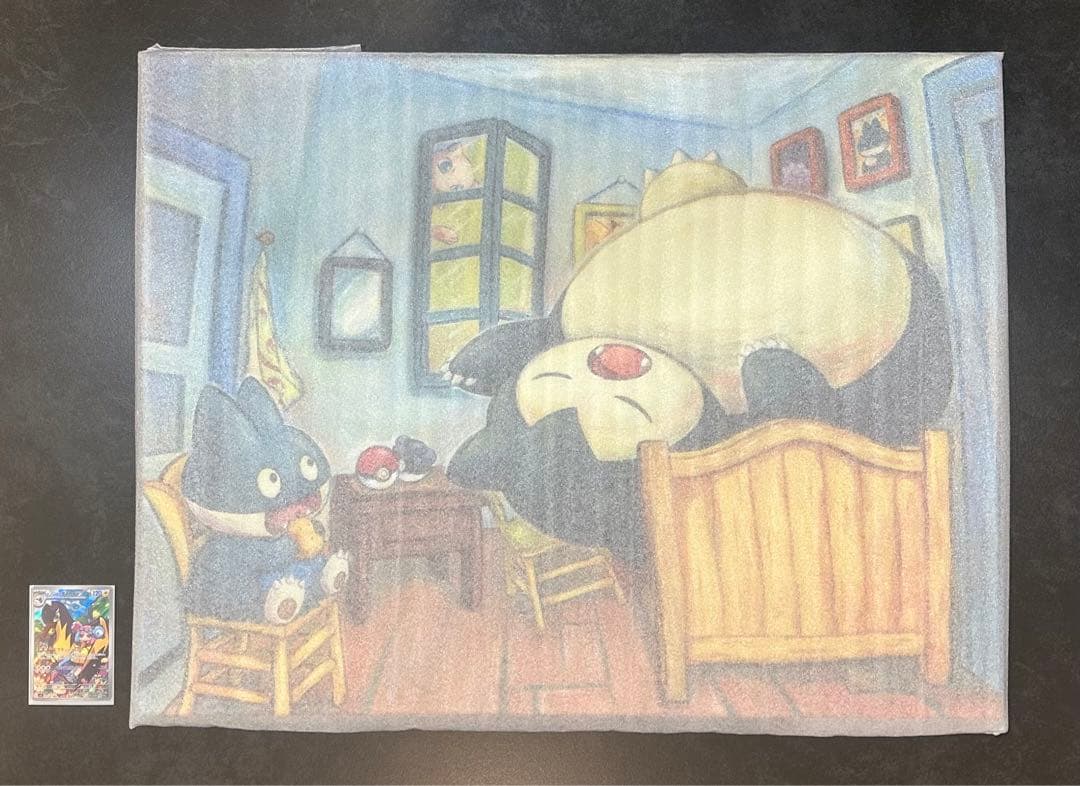 【希少】ゴッホ展ピカチュウキャンバスアート全種Mサイズ【新品】