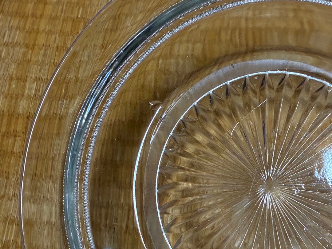 切子 気泡 ギヤマン カットガラス皿 ガラス蓋物 ボンボニエール 時代物