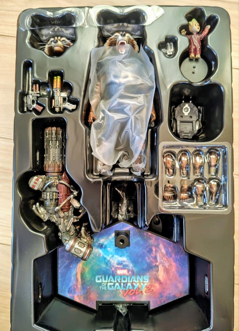 【開封美品】ホットトイズ　DX版　ロケット　ガーディアンズオブギャラクシー2