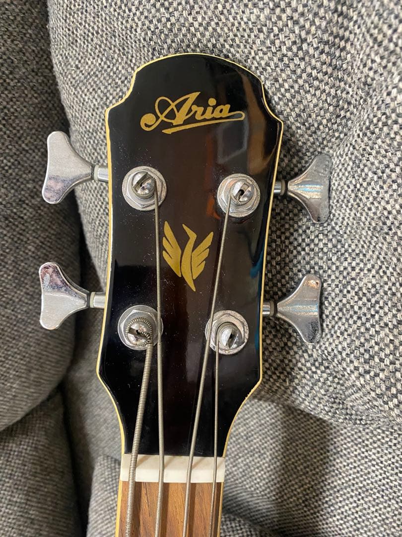 【美品】エレアコ 黒　アコースティックギター　ARIA AMB-50B 年代物