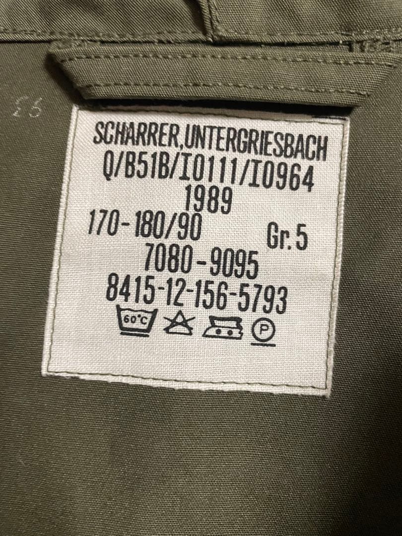 ドイツ軍　SCHARRER.UNTERIESBACH モッズコート 中田商店