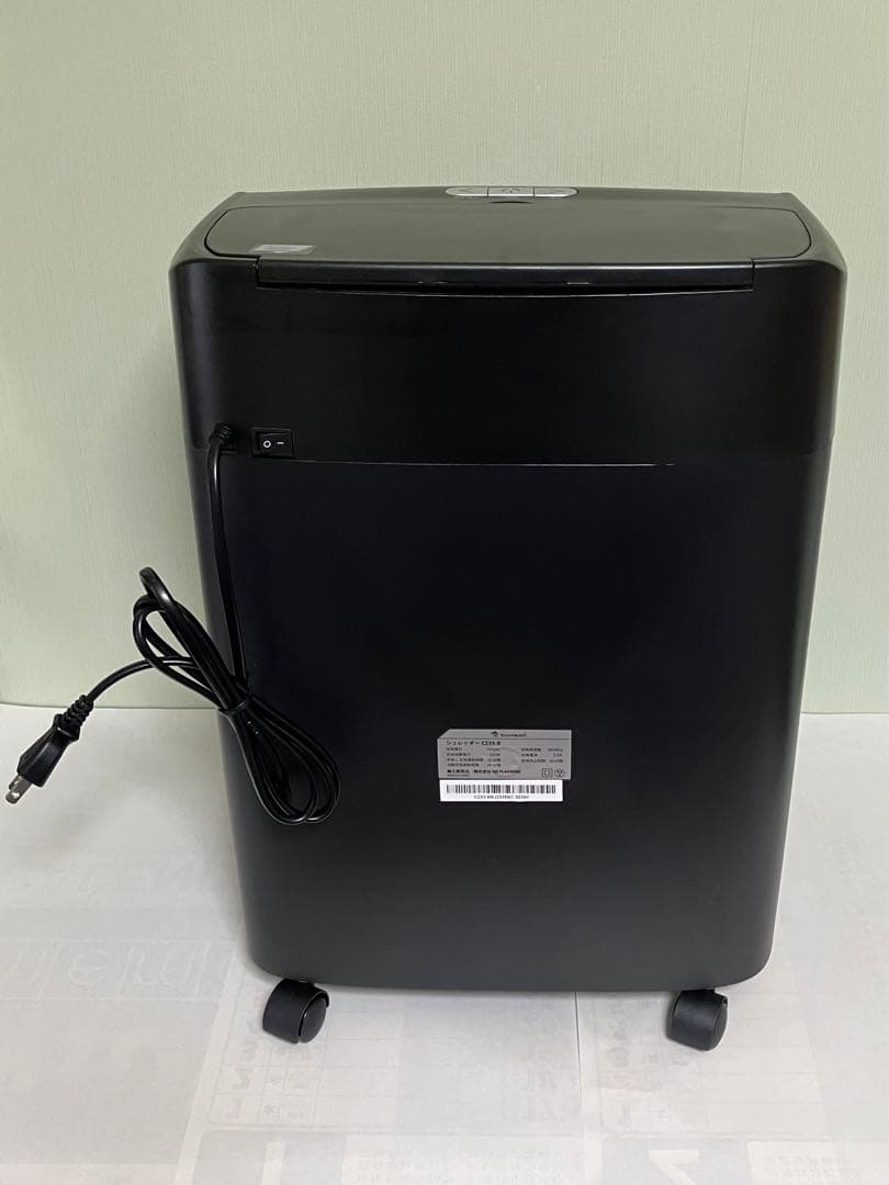 ☆美品☆bonsaii シュレッダー 100枚 連続30分間 4×12mmカット