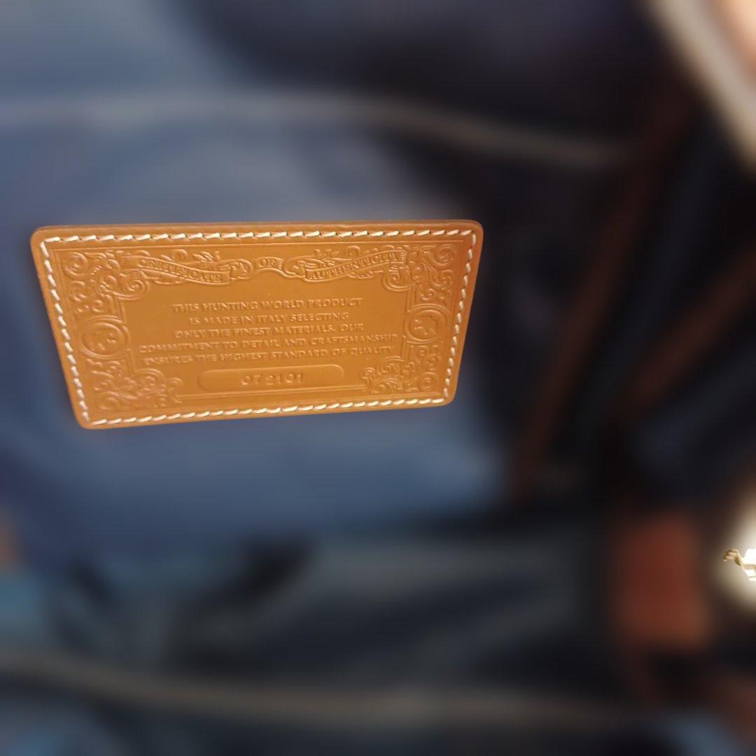 HUNTING WORLD ボストンバッグ ネイビー