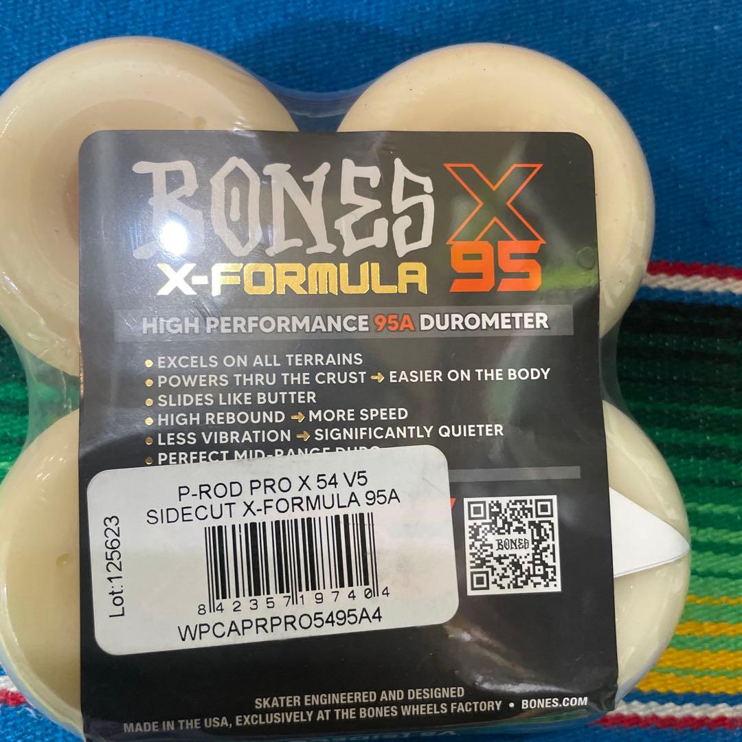 スケートボード BONES P-ROD X-FORMULA 54mm 95A