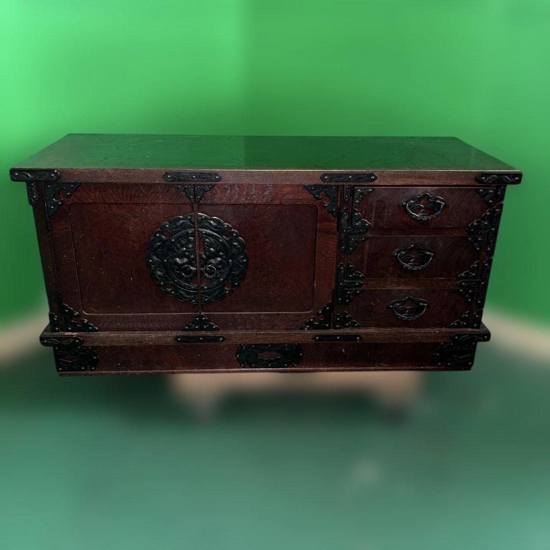 岩谷堂箪笥 総桐無垢 幅105.7cm 日本製 国産 桜木家具