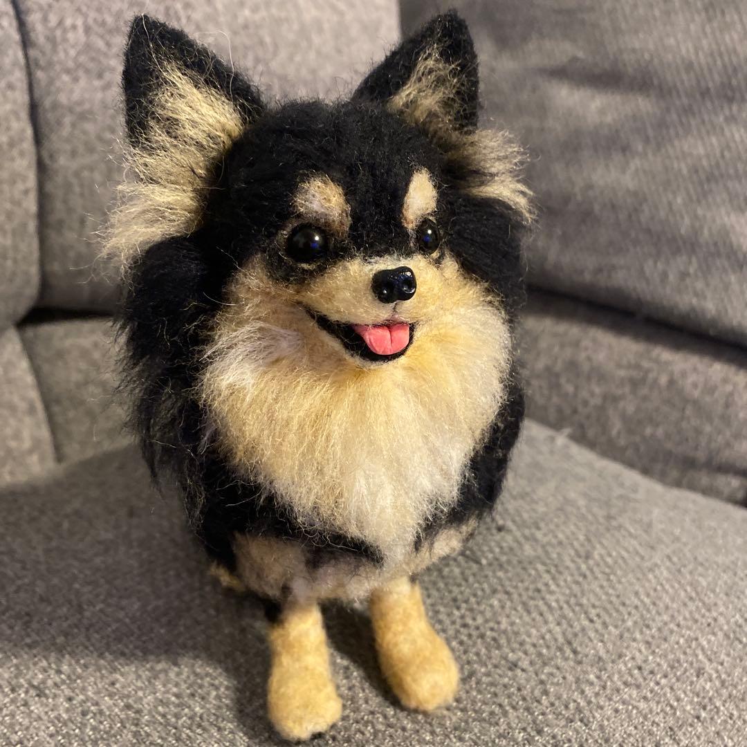 羊毛フェルト　チワワ　犬