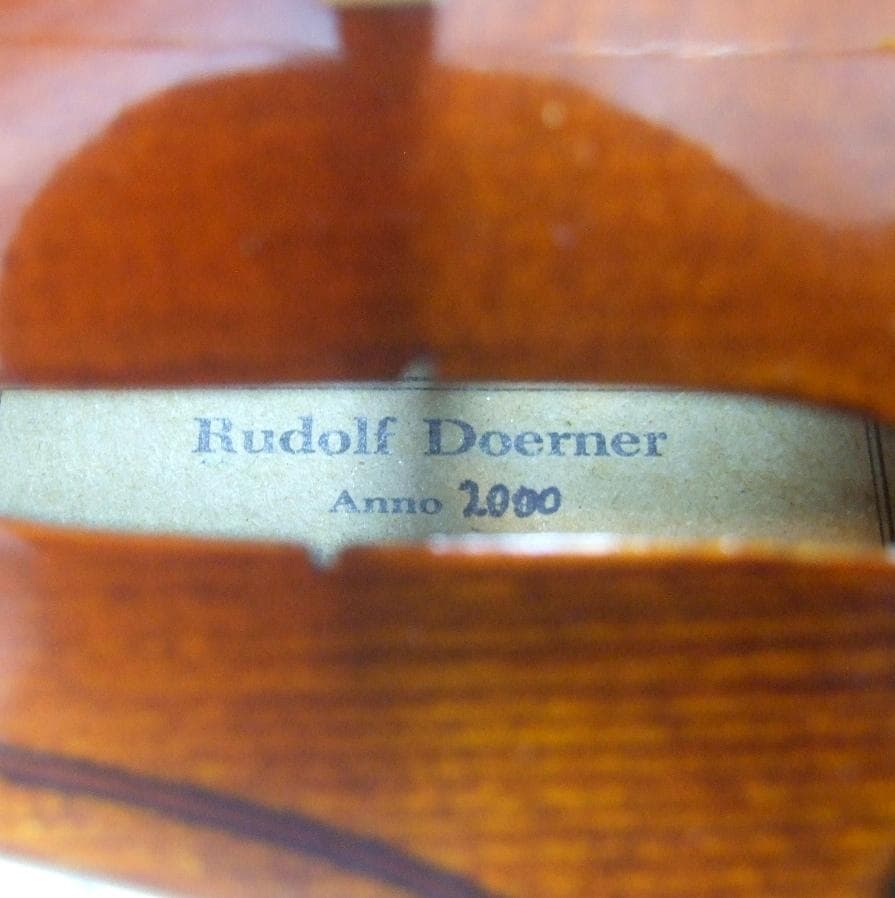 ドイツ製バイオリン 4/4 RUDOLF DOERNER 未使用弓 メンテ済み
