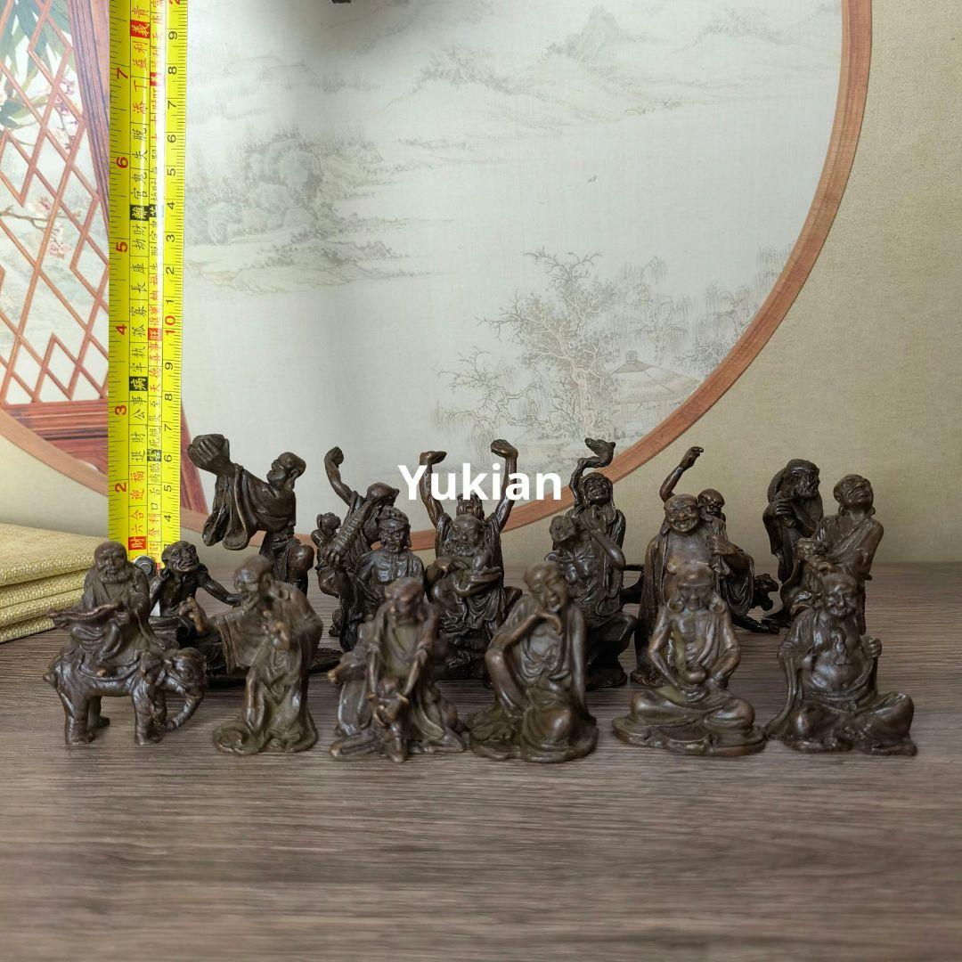 十八羅漢 銅仏 仏像 銅器 装飾品 工芸品 美術品 置物