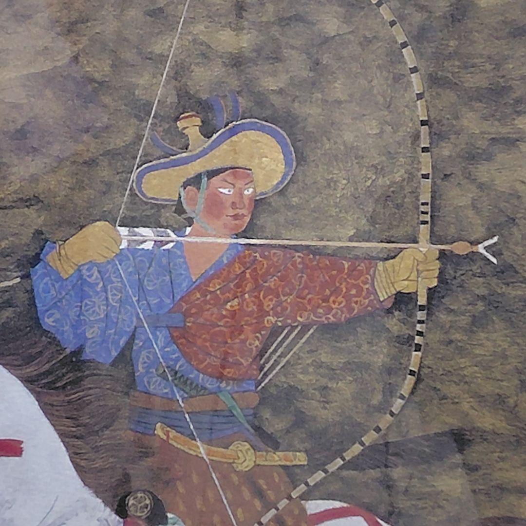 リトグラフ 米陀 寛／流鏑馬 限定100部 美品 非売品