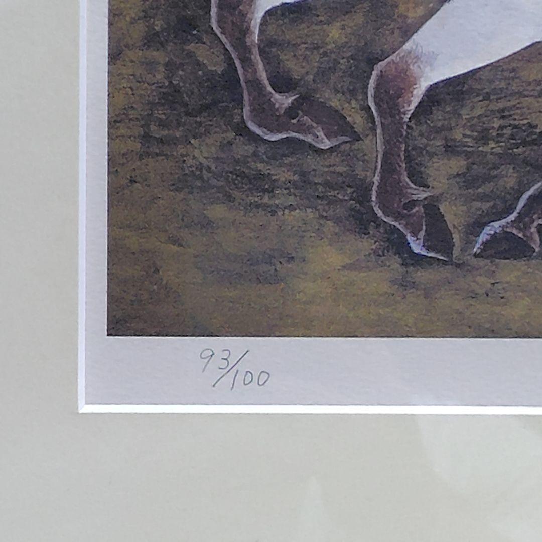 リトグラフ 米陀 寛／流鏑馬 限定100部 美品 非売品