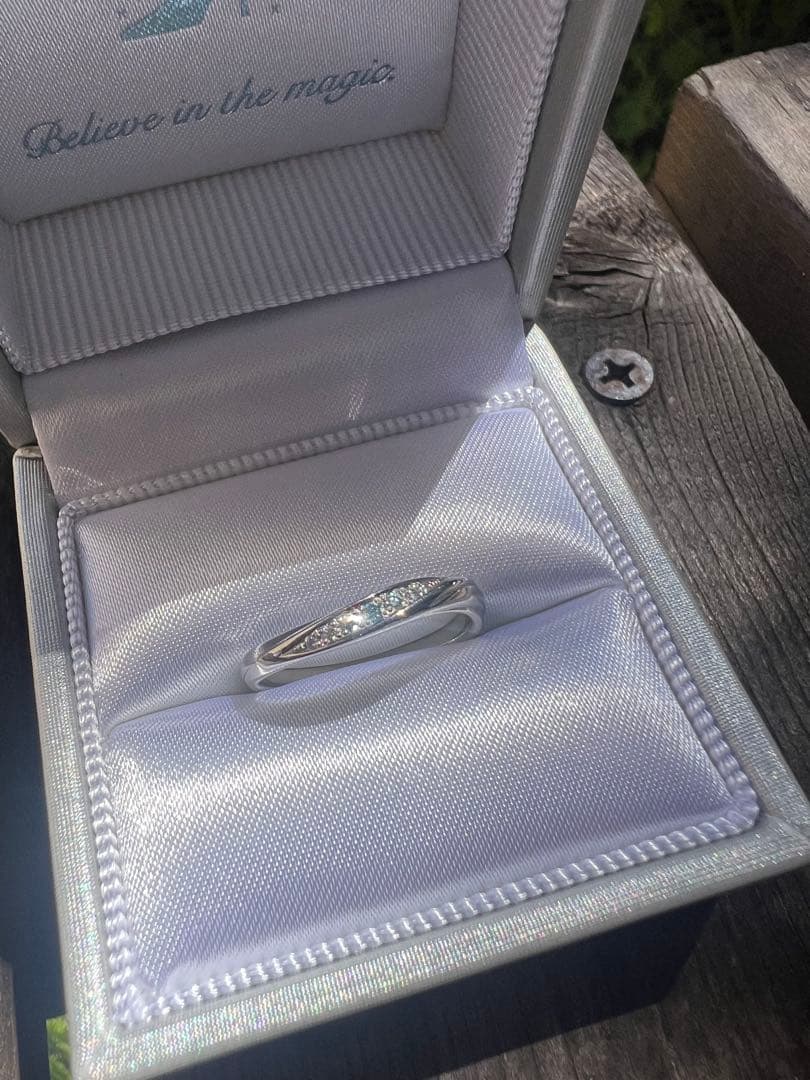 シンデレラ プラチナリング　11号ダイヤモンド プラチナ　WDL-6655