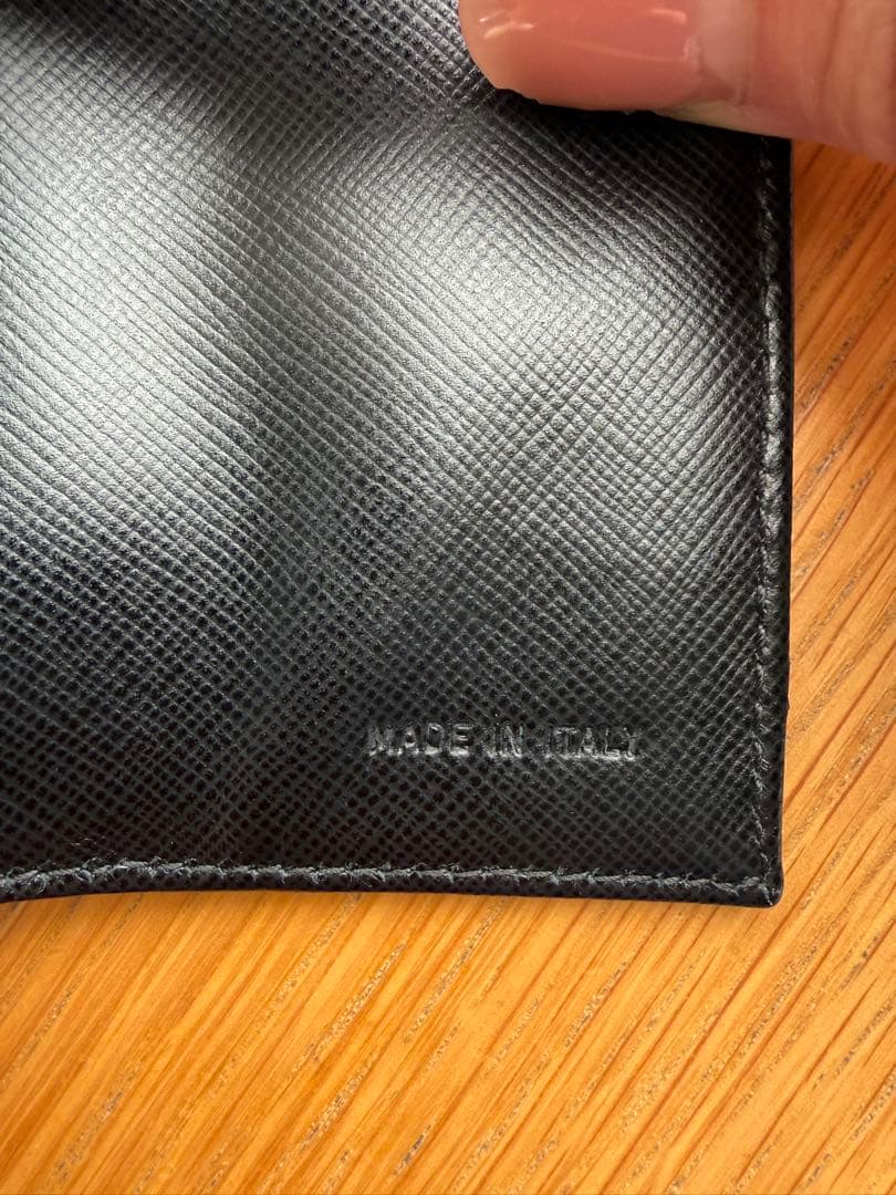 PRADA M510 Tessuto Nero 三つ折り財布