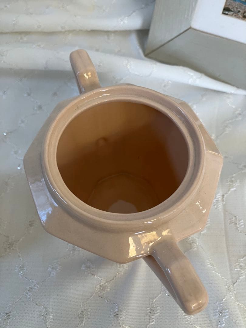 《希少》フランス　アンティーク　八角形 シュガーポット　ディゴワン　サルグミンヌ