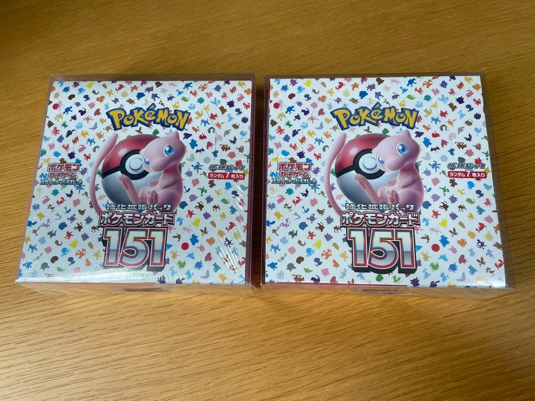ポケモンカード　151 シュリンク付き　2BOX