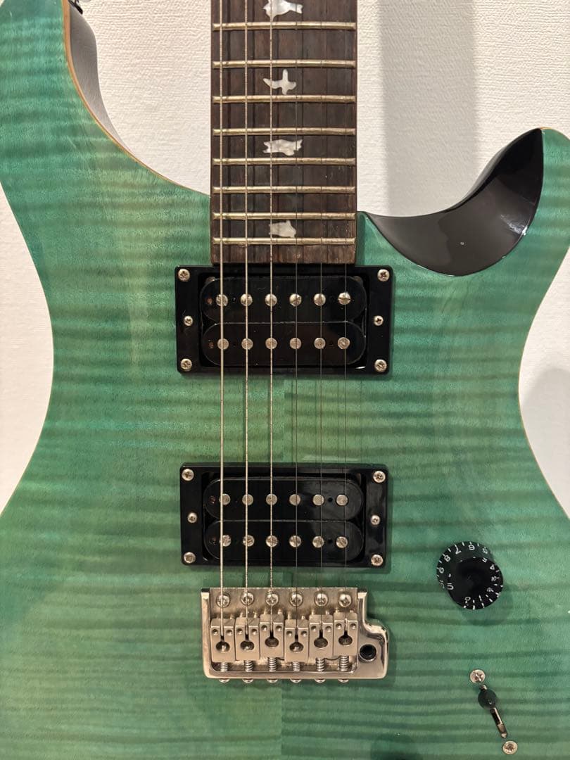 【美品】PRS SE custom24 エメラルドグリーン系