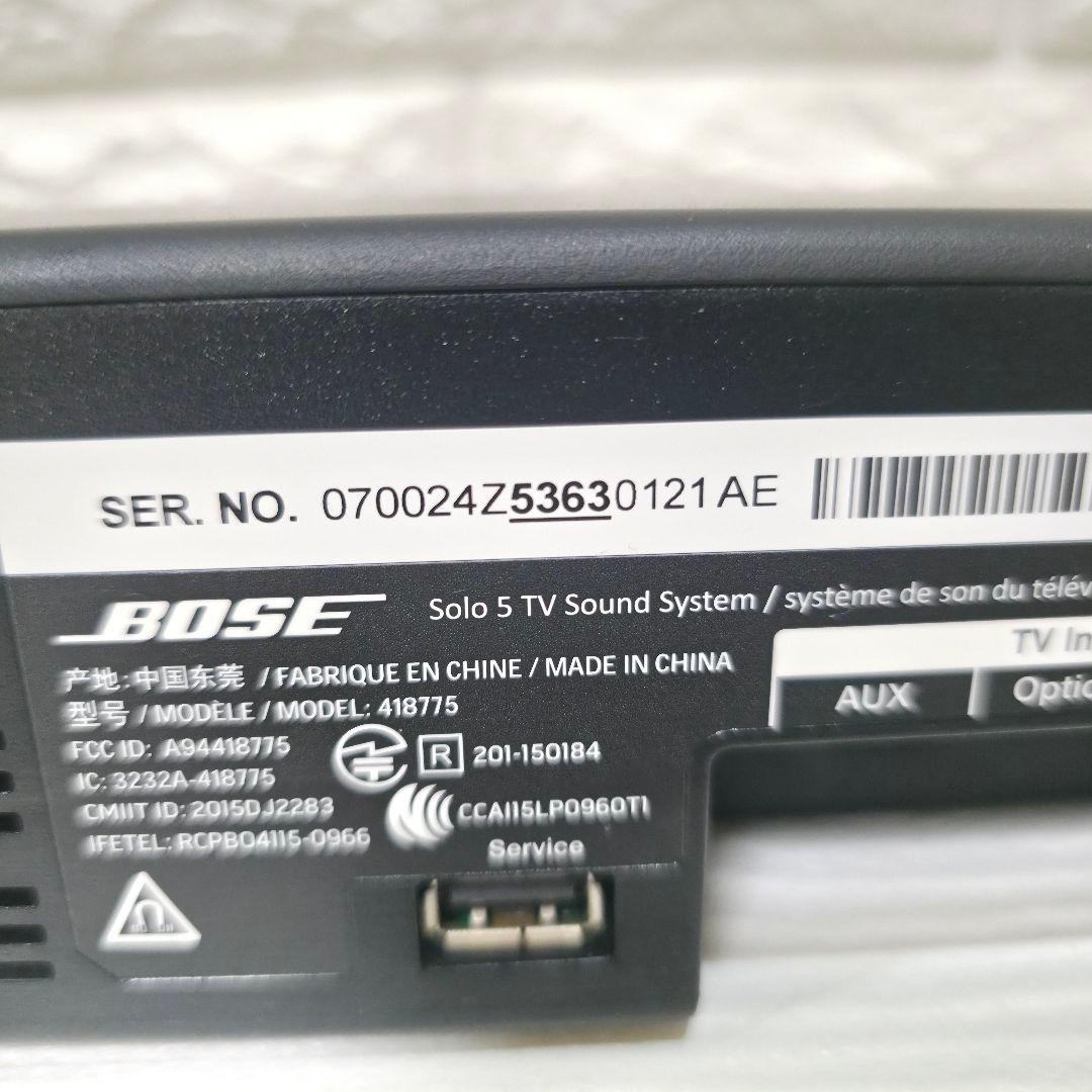 364】ボーズ BOSE Solo 5 TV sound system　②