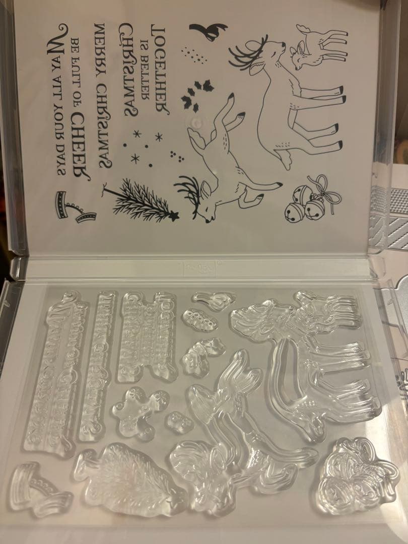 完売の品1点限り♡未使用　新作トナカイのかわいいスタンプ&ダイ　スタンピンアップ