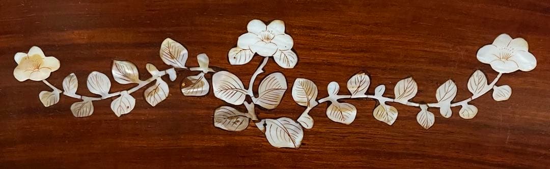 刀掛け　両面　螺鈿　木製　３本掛け　日本刀　模造刀　武具