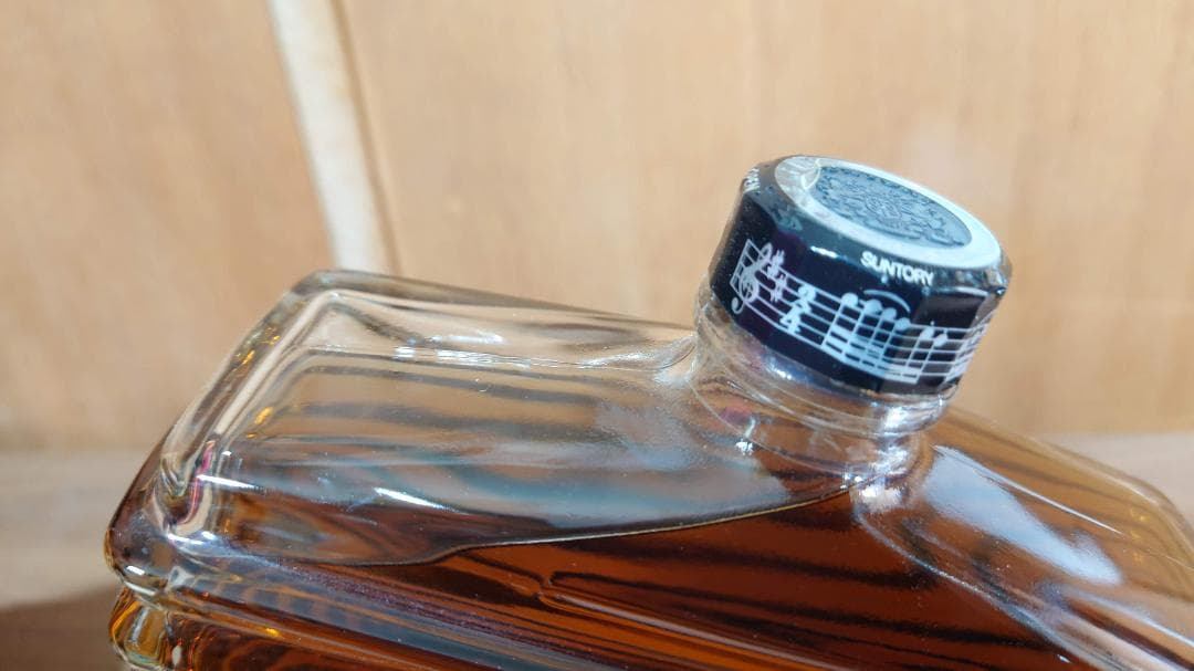 未開栓 サントリー ウイスキー 山崎 43% アコーディオンボトル 700ml