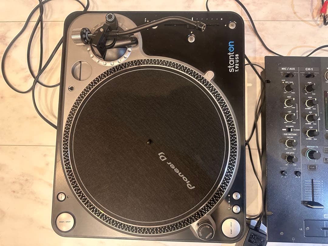 T*s様 【最安値】DJセット　ターンテーブルDJミキサー　2台セット　dj 趣