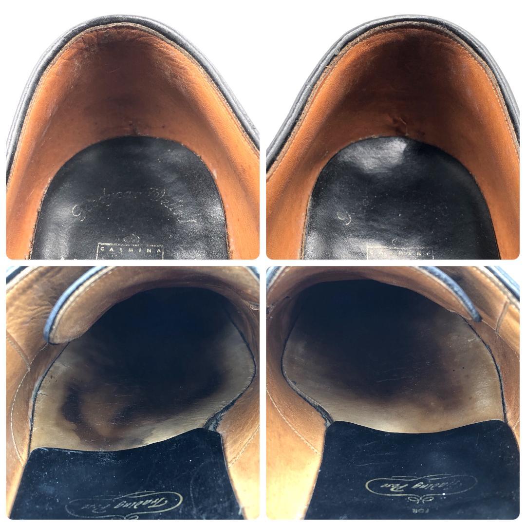 CARMINA カルミナ 8E 780 プレーントゥ 外羽根 黒